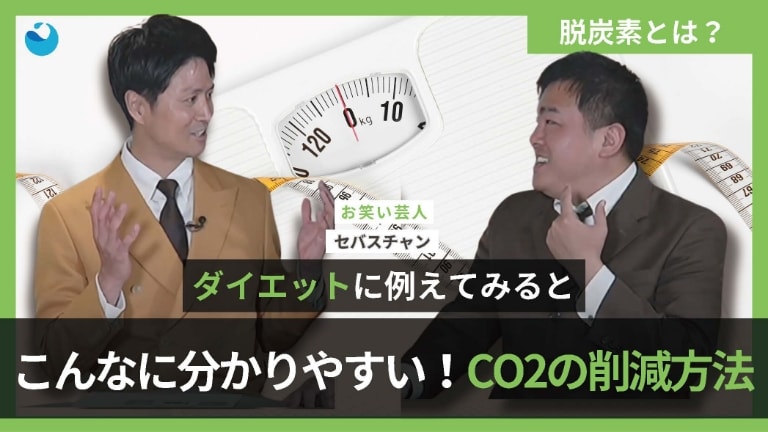 ダイエットに例えてみるとこんなに分かりやすい！CO2の削減方法